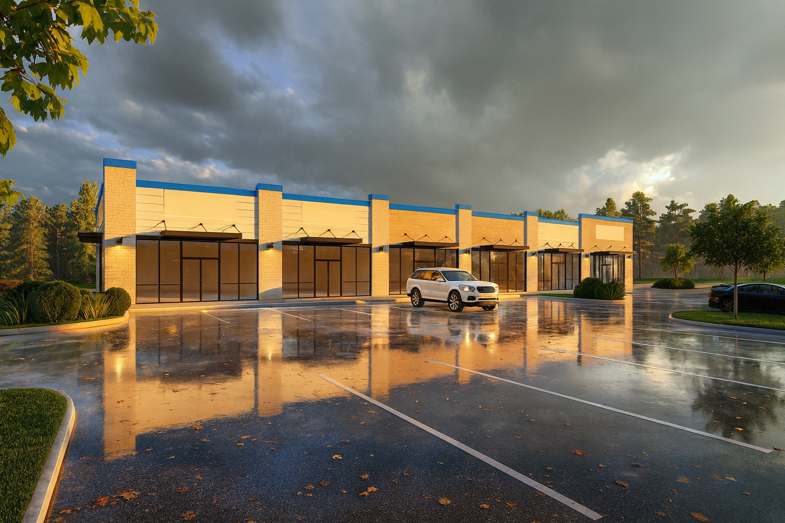 Stone Mountain Retail exterior detail